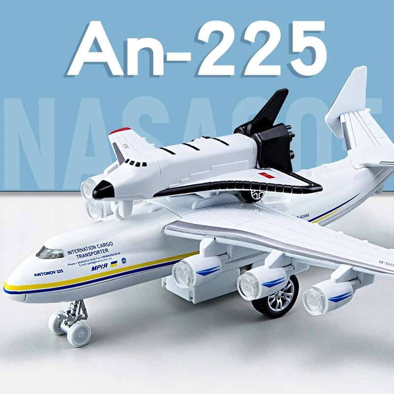 Premium Large Metal Diecast Aircraft Antonov An225 Mriya Model With Sound And Light For Kids - ToylandEU