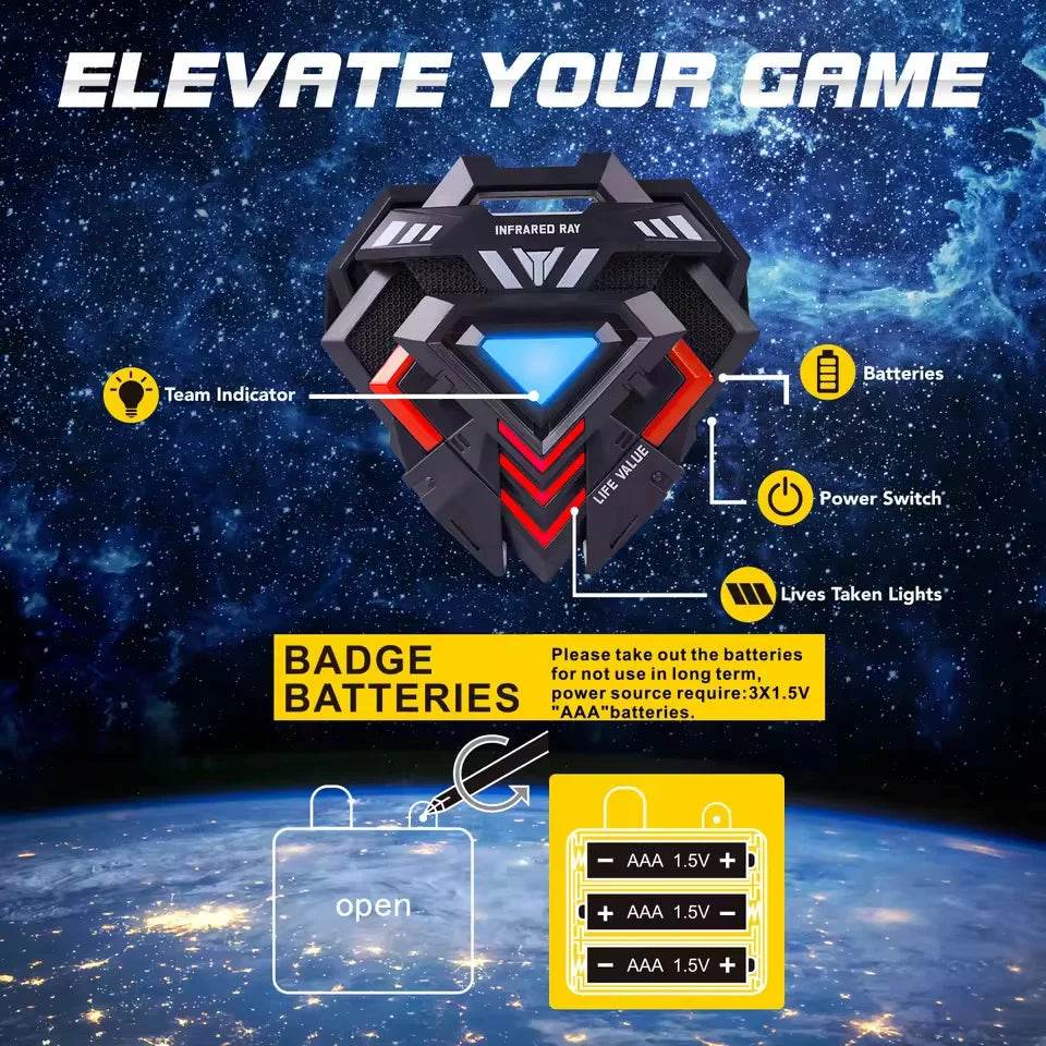 Premium Laser Tag Guns Set Infrared Blaster For Kids - ToylandEU