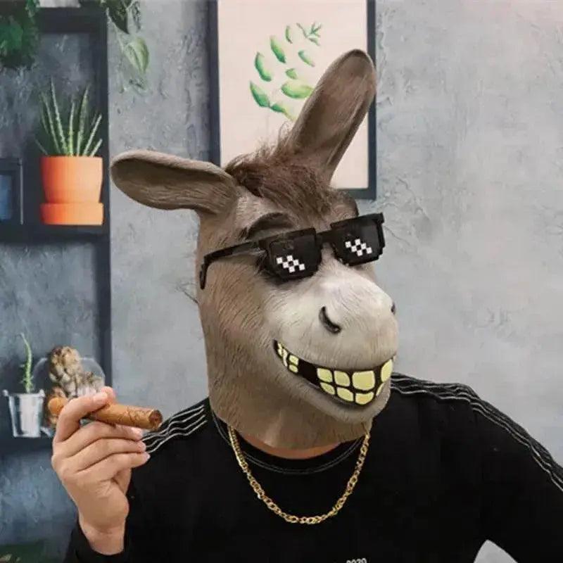  Premium Latex Donkey Mask Full Face Costume Toyland EU -  ToylandEU™