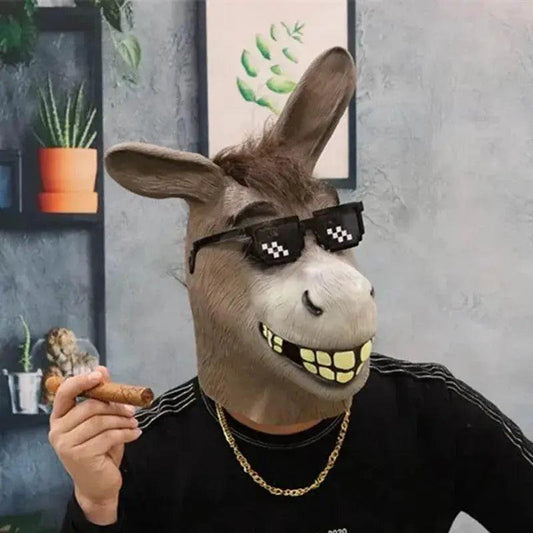  Premium Latex Donkey Mask Full Face Costume Toyland EU -  ToylandEU™