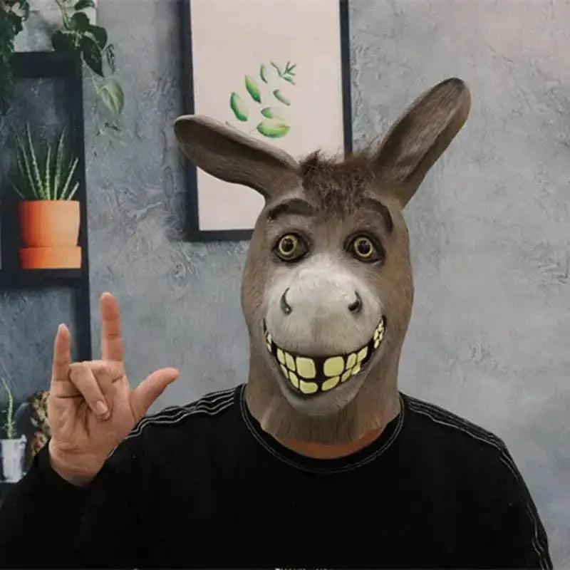  Premium Latex Donkey Mask Full Face Costume Toyland EU -  ToylandEU™