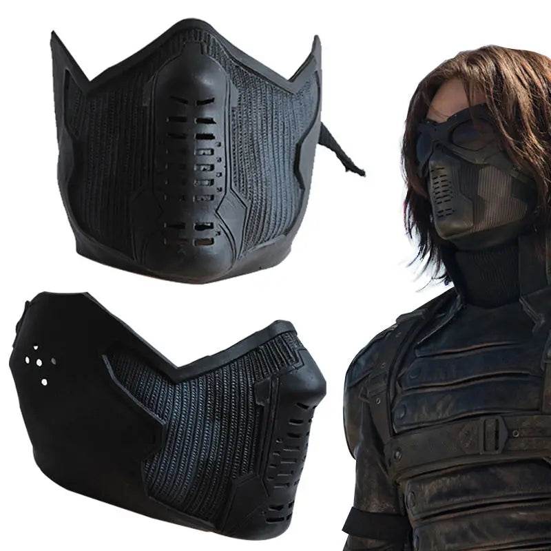 Premium Latex Mask Cosplay Winter Soldier Look For Adults - ToylandEU