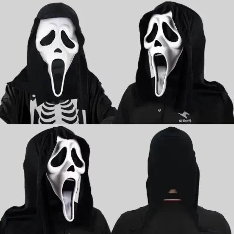 Premium Latex Mask Full Head Scream Ghostface For Halloween - ToylandEU