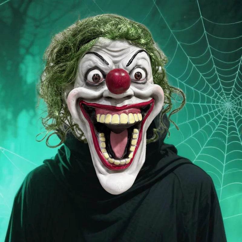 Premium Latex Mask Scary Clown Design For Adult Cosplay - ToylandEU