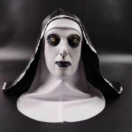 Premium Latex Nun Mask Realistic Scary Look For Adults - ToylandEU