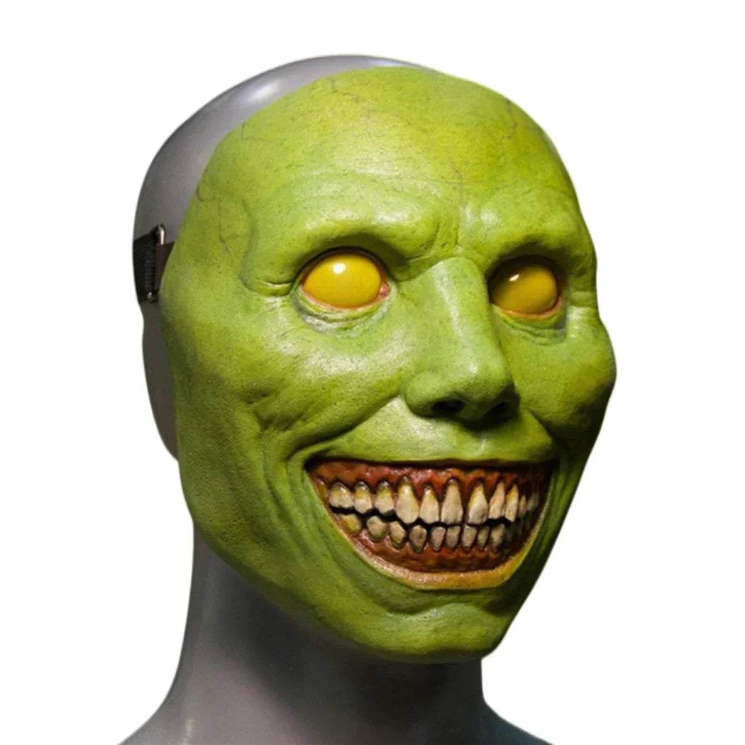 Premium Latex Skull Mask With Movable Jaw For Halloween - ToylandEU