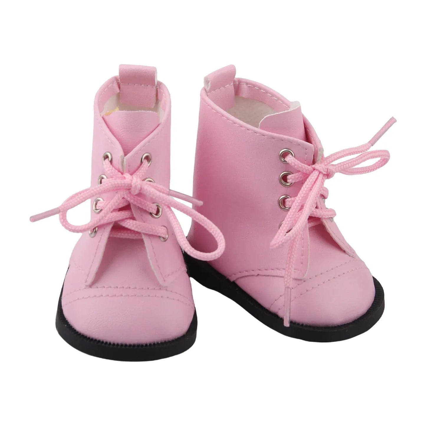 Premium Leather Doll Boots For 18 Inch American Dolls - ToylandEU