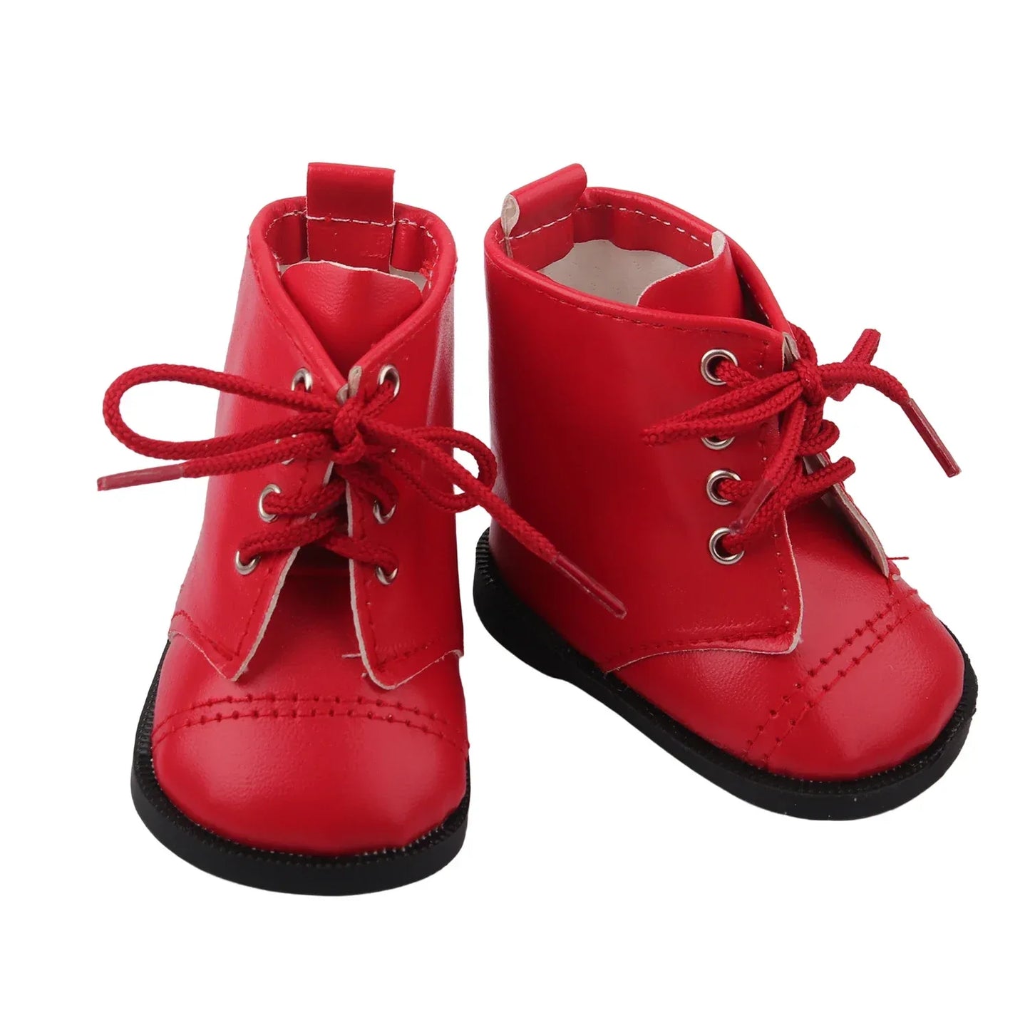 Premium Leather Doll Boots For 18 Inch American Dolls - ToylandEU