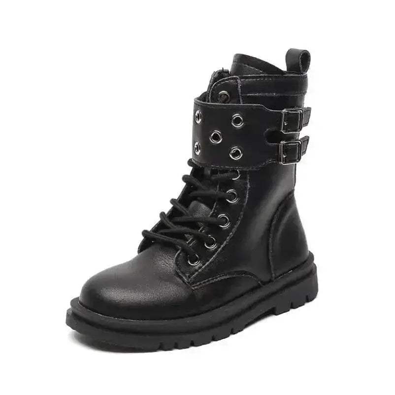  Cozy Leather Anti Slip Kids Boots Toyland EU -  ToylandEU™