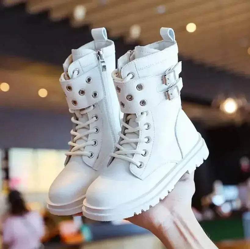  Cozy Leather Anti Slip Kids Boots Toyland EU -  ToylandEU™