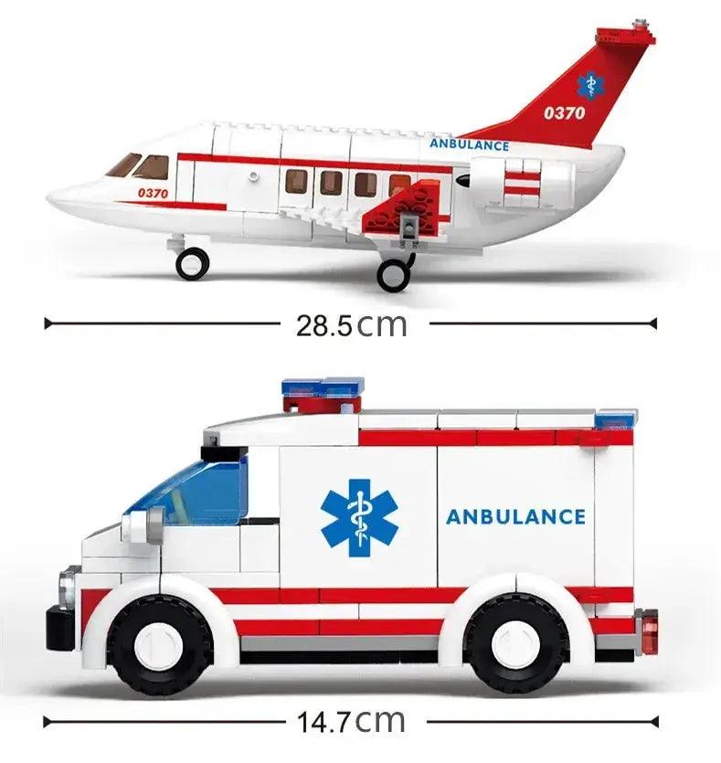  Premium Lego Blocks Aviation Ambulance 0371 Toyland EU -  ToylandEU™