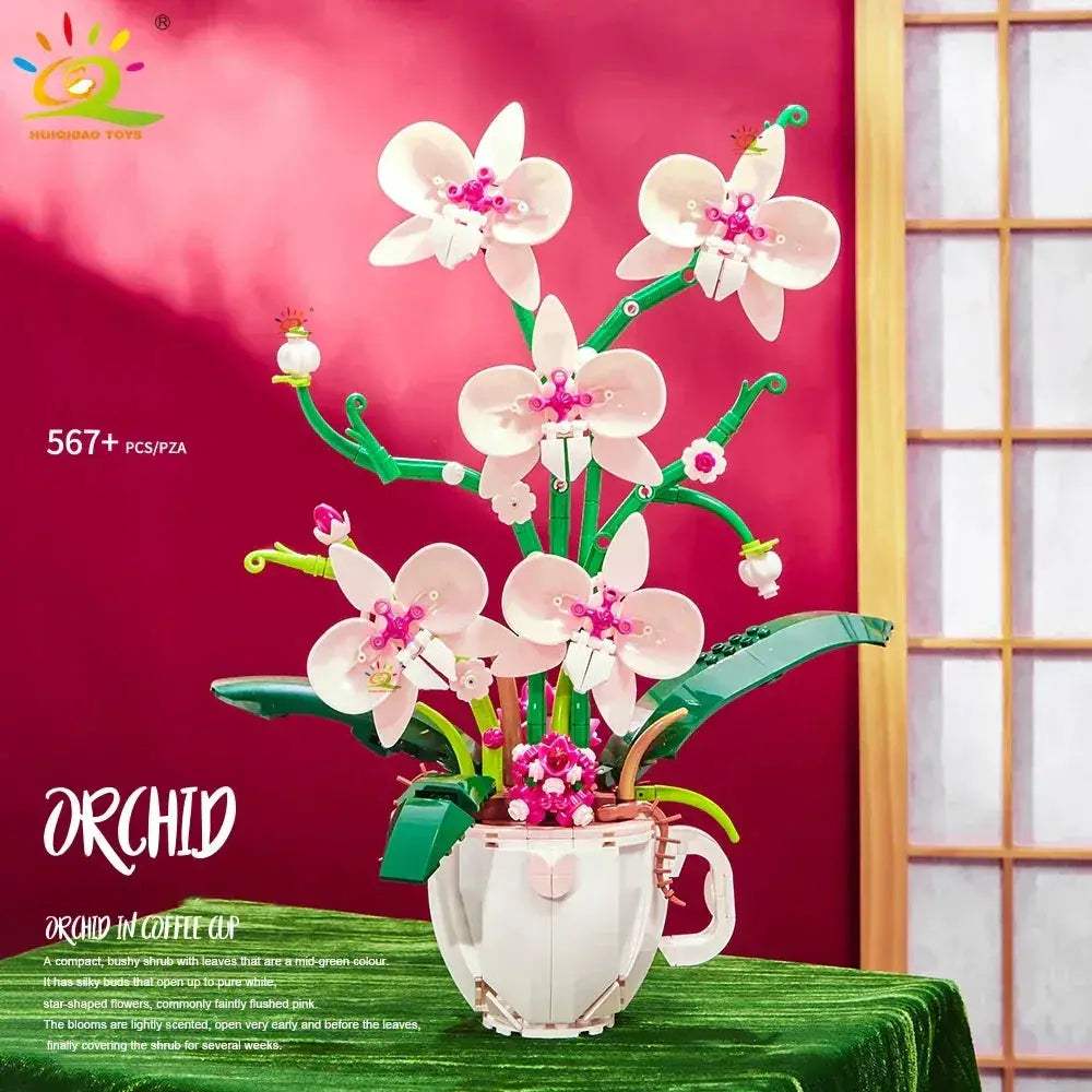  Premium Lego Compatible Blocks 3D Orchid Toyland EU -  ToylandEU™