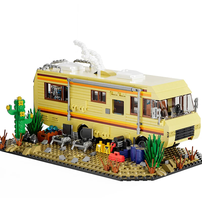Premium Lego Compatible Building Block Set Breaking Bad RV Adventure Camper For Boys And Avid Fans - ToylandEU