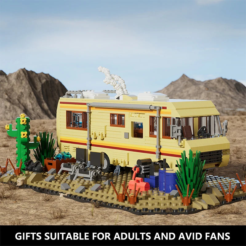 Premium Lego Compatible Building Block Set Breaking Bad RV Adventure Camper For Boys And Avid Fans - ToylandEU