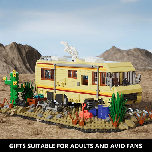 Premium Lego Compatible Building Block Set Breaking Bad RV Adventure Camper For Boys And Avid Fans - ToylandEU