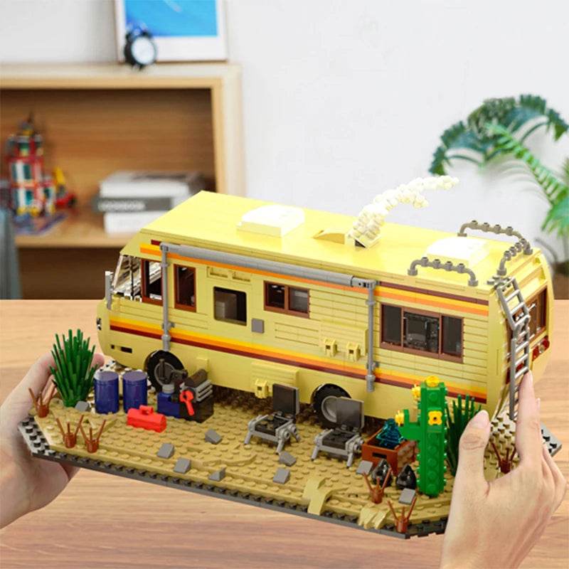 Premium Lego Compatible Building Block Set Breaking Bad RV Adventure Camper For Boys And Avid Fans - ToylandEU
