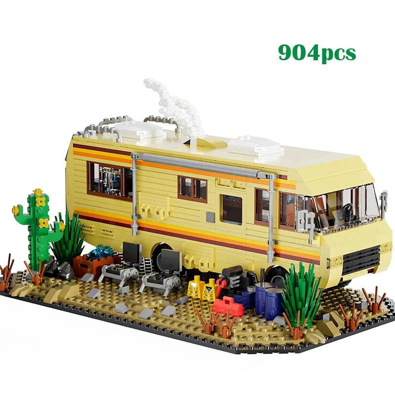 Premium Lego Compatible Building Block Set Breaking Bad RV Adventure Camper For Boys And Avid Fans - ToylandEU