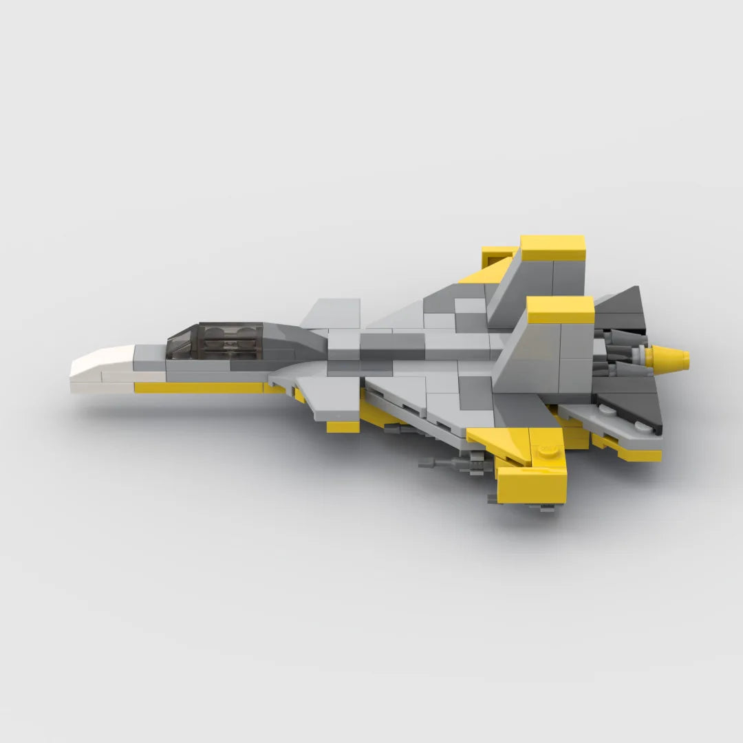 Premium Lego Compatible Building Block Set Su27sk Yellow Heavy Combat Aircraft Model For Aviation Enthusiasts - ToylandEU