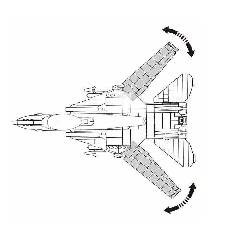  Premium Lego Compatible F14 Tomcat Blocks Toyland EU -  ToylandEU™