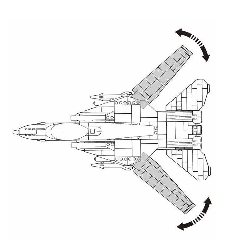 Premium Lego Compatible F14 Tomcat Blocks Toyland EU -  ToylandEU™