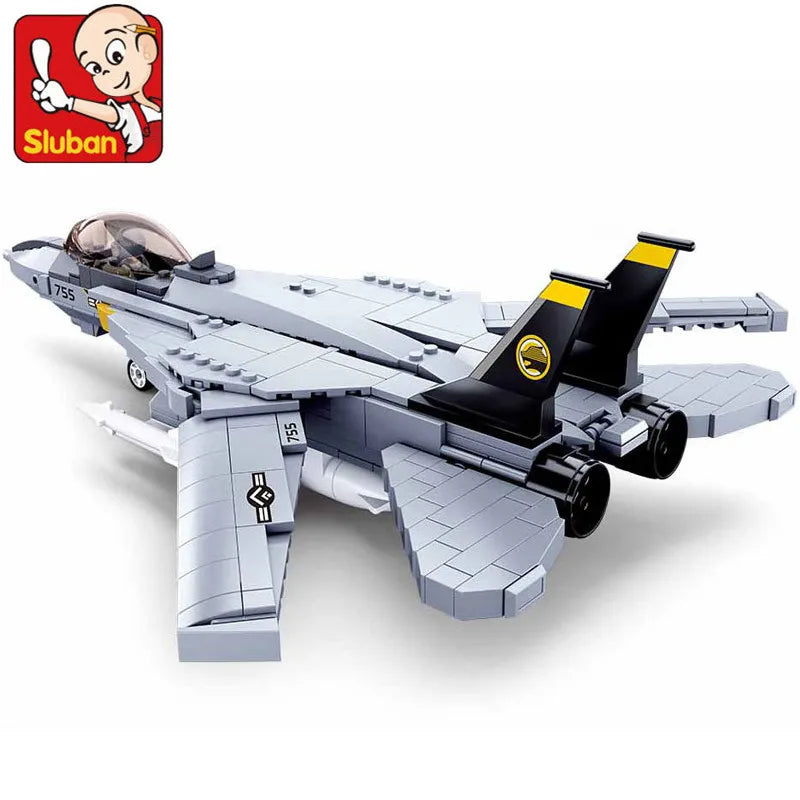 Premium Lego Compatible F14 Tomcat Fighter Educational Building Blocks For Boys And Girls - ToylandEU