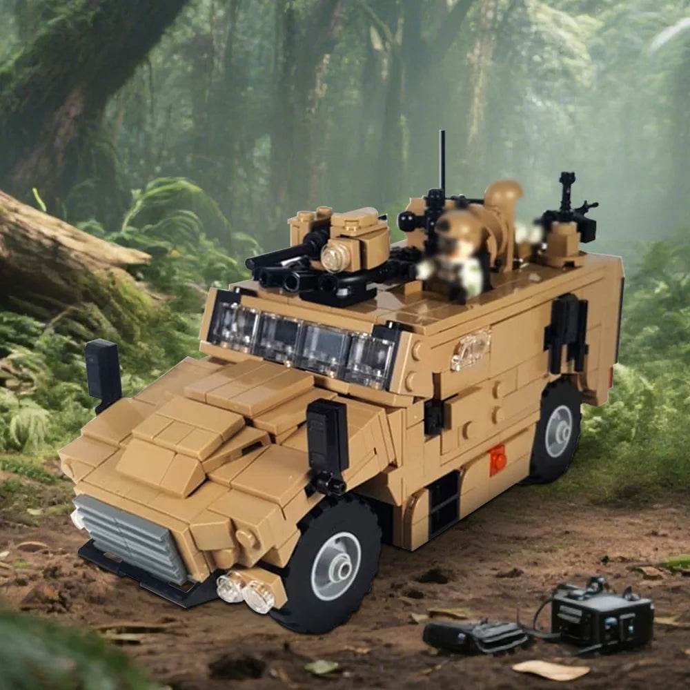 Premium Lego Compatible Serval Armored Car Kit For Kids - ToylandEU