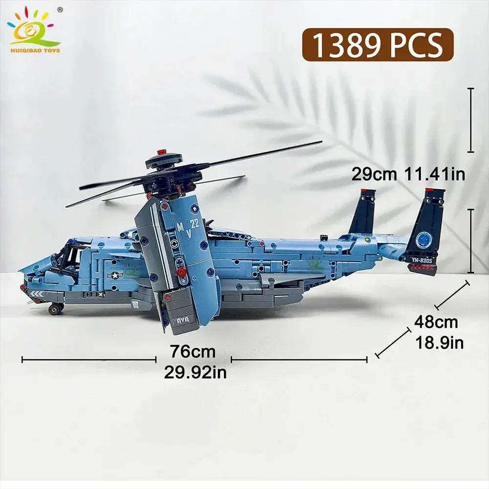 Premium Lego Compatible Tiltrotor Set 1389 Toyland EU -  ToylandEU™