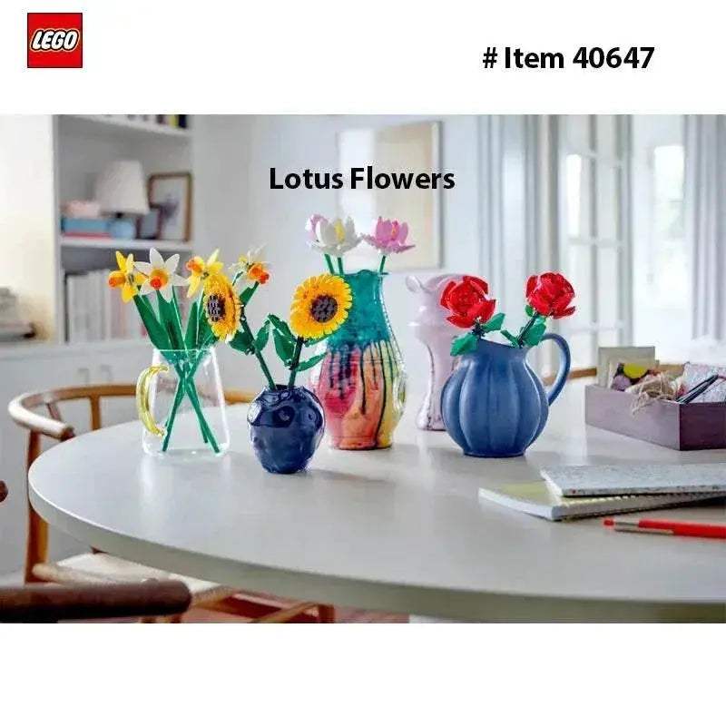  Premium Lego Lotus Flower Building Set 8Plus Toyland EU -  ToylandEU™