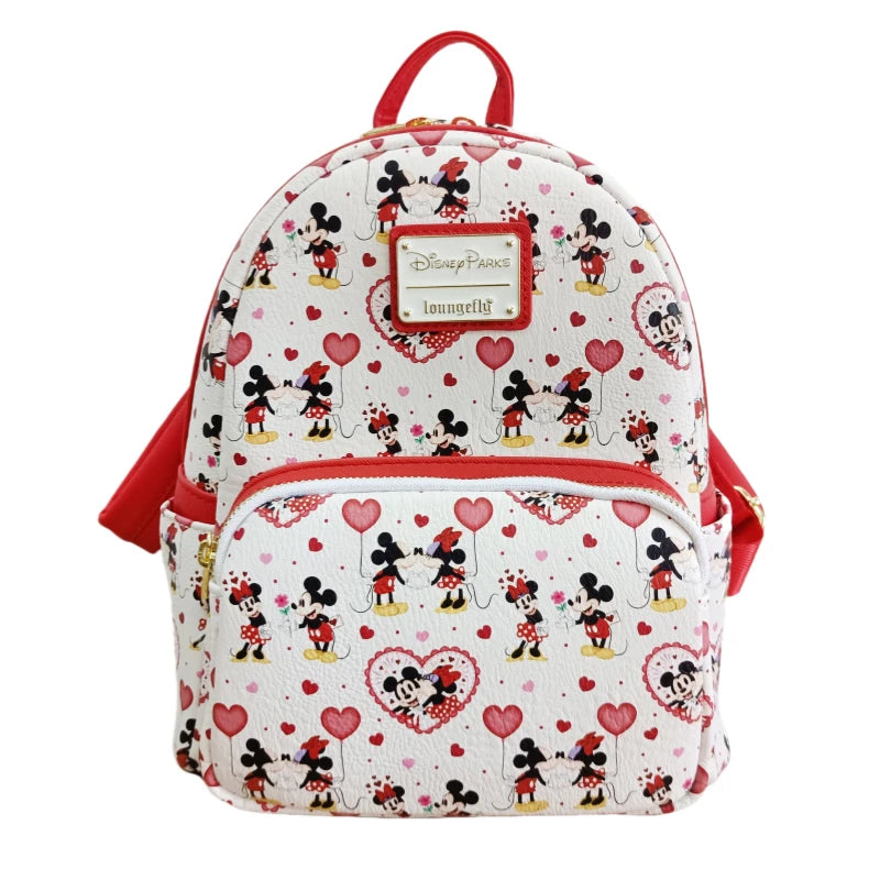 Premium Loungefly Backpack Disney Mickey Mouse Pu Leather For Girls And Kids Cosplay Travel - ToylandEU