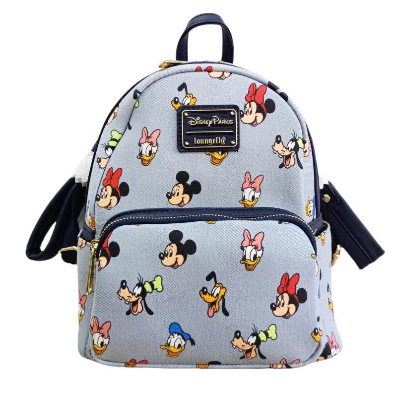 Premium Loungefly Backpack Disney Mickey Mouse Pu Leather For Girls And Kids Cosplay Travel - ToylandEU