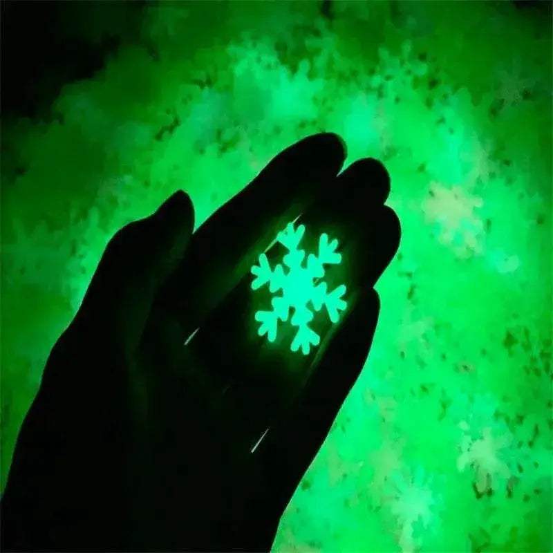  Bright Luminous Snowflake Wall Decals Toyland EU -  ToylandEU™