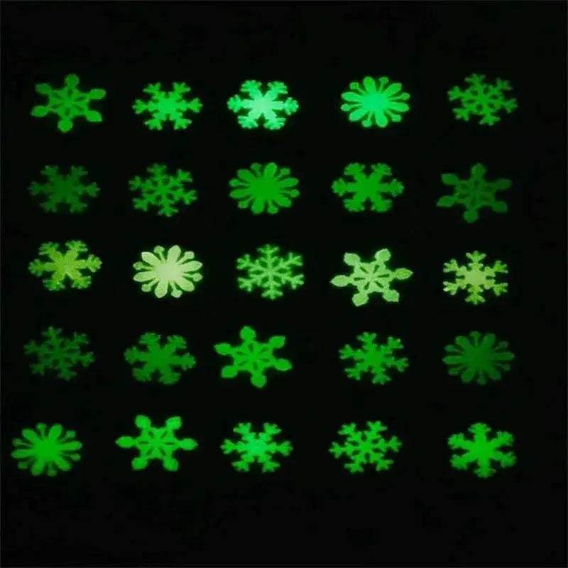  Bright Luminous Snowflake Wall Decals Toyland EU -  ToylandEU™