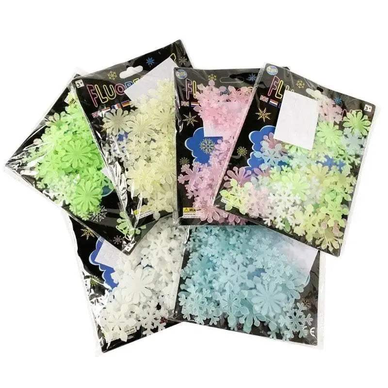  Bright Luminous Snowflake Wall Decals Toyland EU -  ToylandEU™
