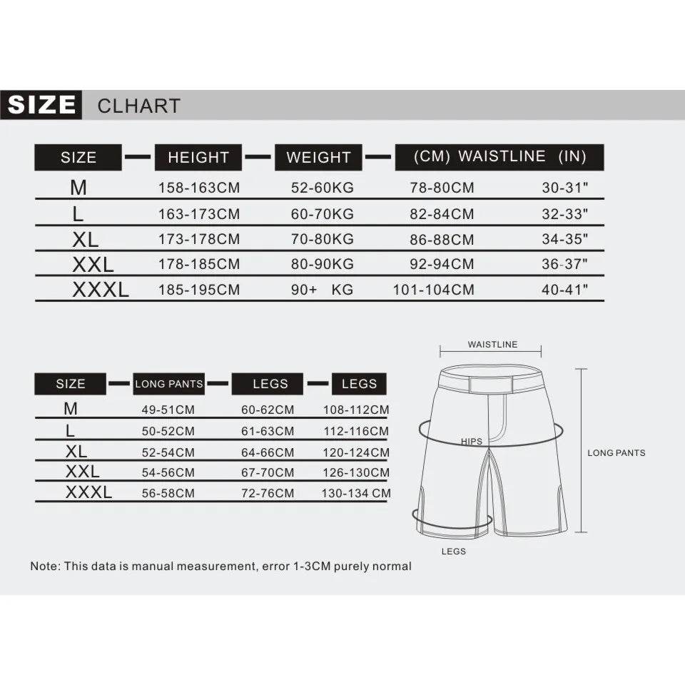 Premium MMA Fight Shorts White Japanese Style Print For Men - ToylandEU