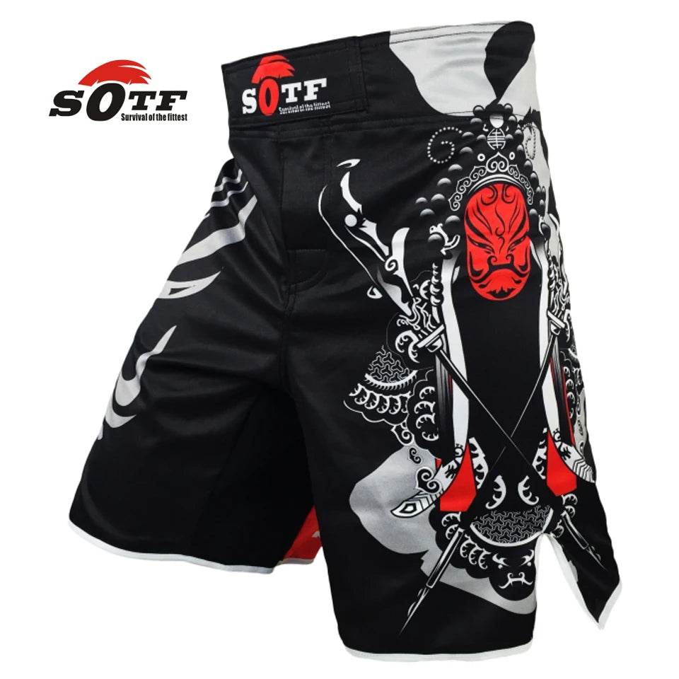 Premium MMA Shorts Tiger Print Design For Men Fighters - ToylandEU