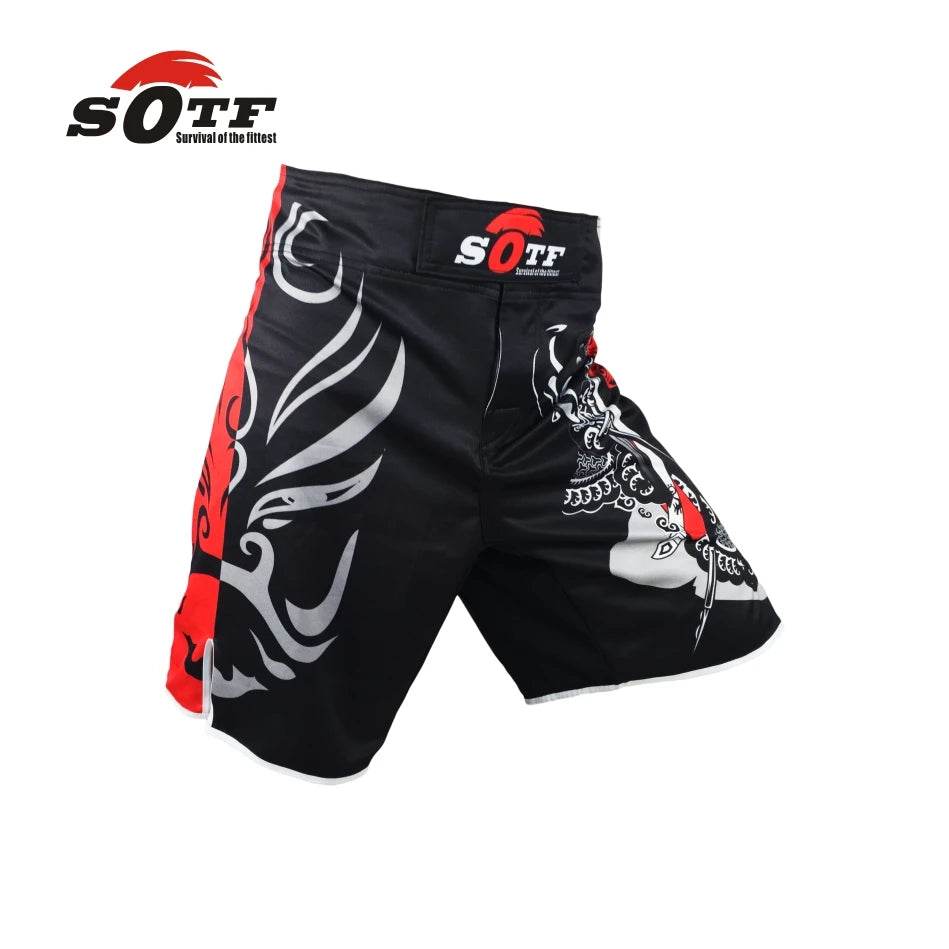 Premium MMA Shorts Tiger Print Design For Men Fighters - ToylandEU