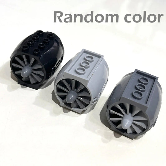 Premium MOC Technical Parts Building Blocks Accessories Aircraft Engine With Propeller Blades 4x5x3 For Lego Enthusiasts - ToylandEU