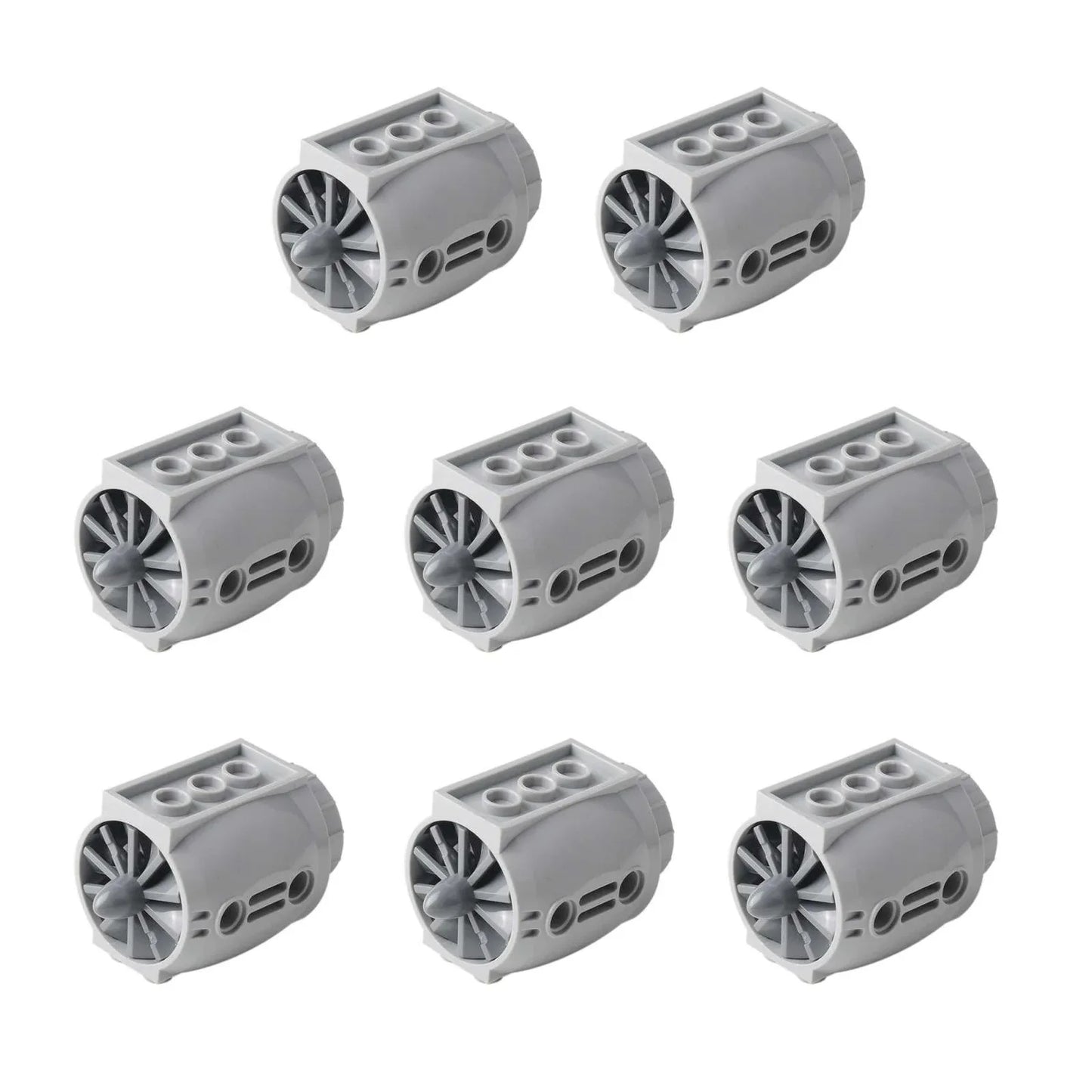 Premium MOC Technical Parts Building Blocks Accessories Aircraft Engine With Propeller Blades 4x5x3 For Lego Enthusiasts - ToylandEU