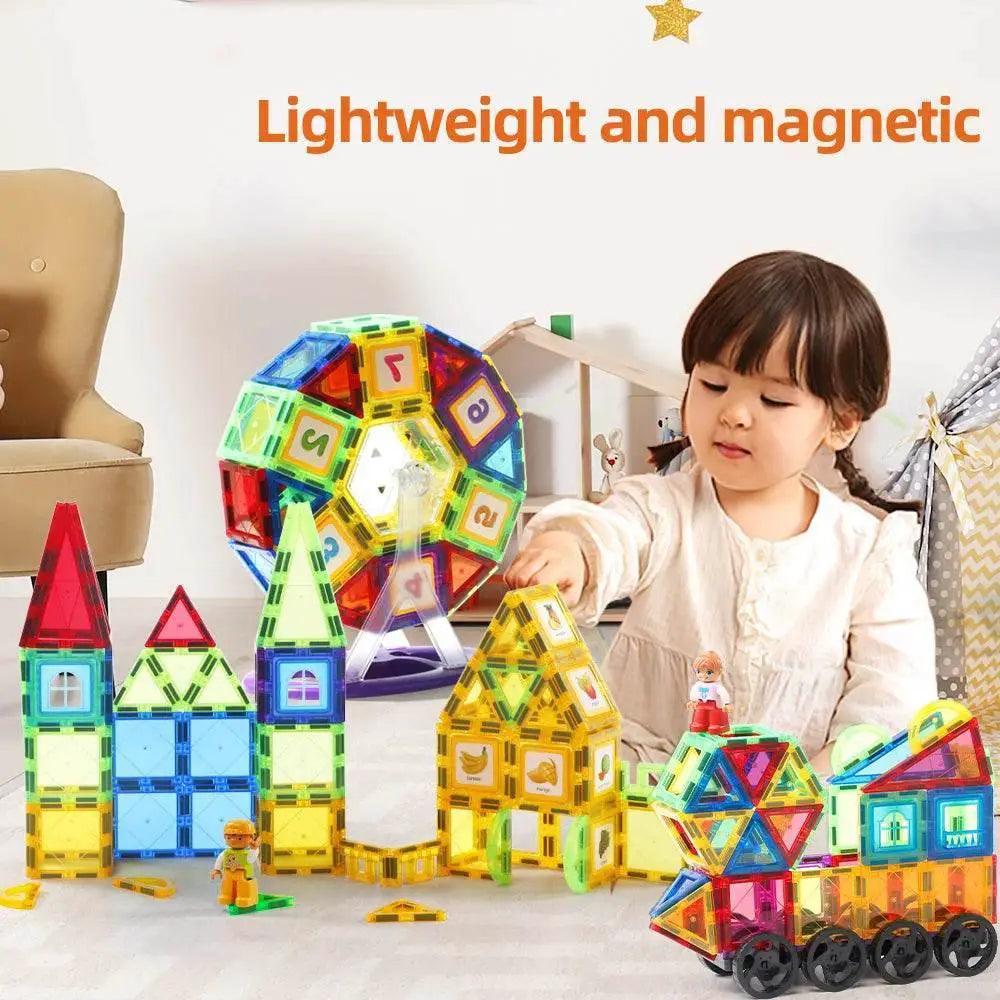 Premium Magnetic Blocks Set With Sheets Toyland EU -  ToylandEU™
