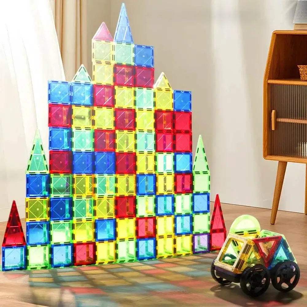  Premium Magnetic Blocks Set With Sheets Toyland EU -  ToylandEU™