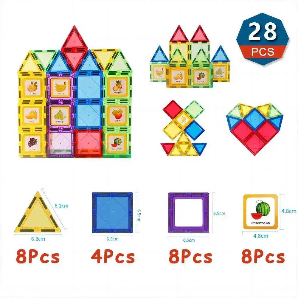  Premium Magnetic Blocks Set With Sheets Toyland EU -  ToylandEU™
