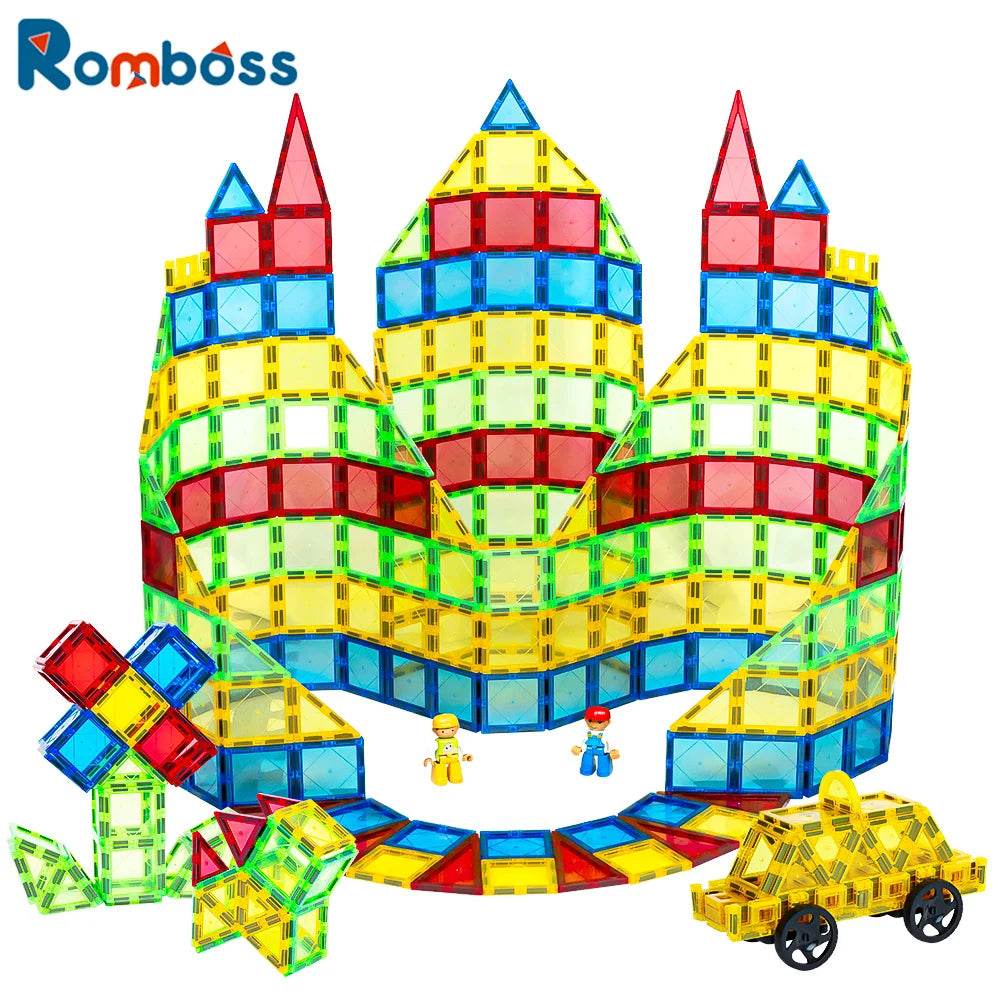Premium Magnetic Building Blocks Set With Sheets For Kids - ToylandEU
