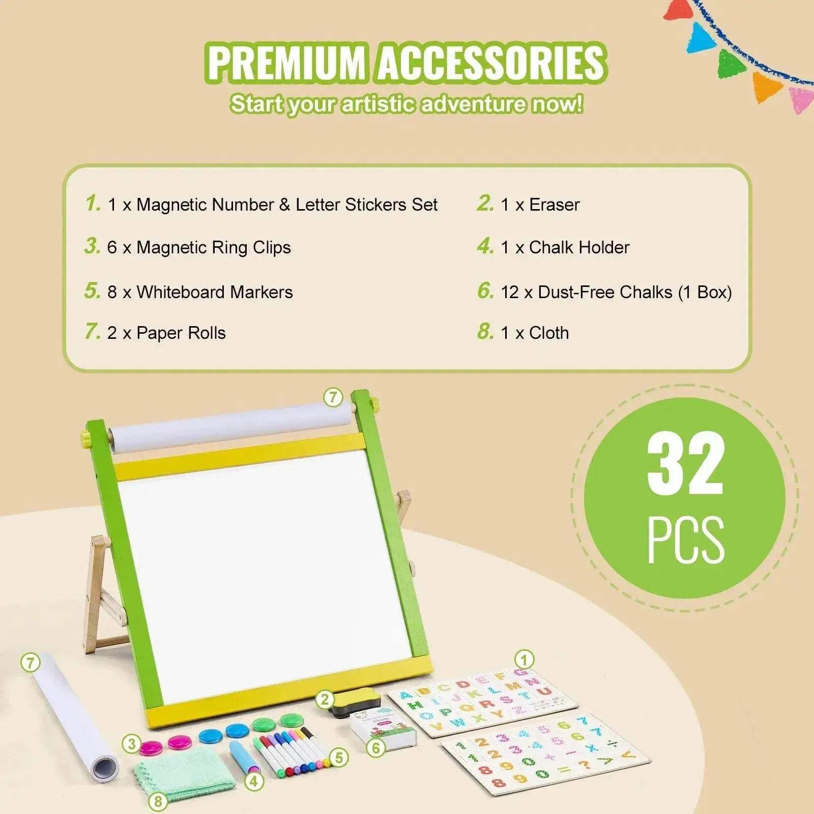  Premium Magnetic Drawing Board 3 In 1 Toyland EU -  ToylandEU™
