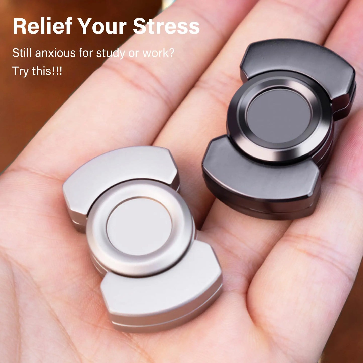 Premium Magnetic Slider Fidget Spinner For Adults With Anxiety ADHD Autism Stress Relief - ToylandEU