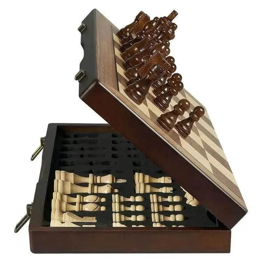  Premium Magnetic Wooden Chess Set with Two Queens - Yernea -  ToylandEU™