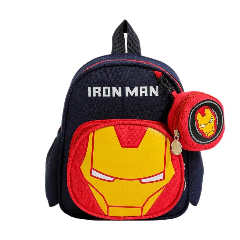 Premium Marvel Captain America Backpack With Spine Protective Design For Boys Aged 3 To 12 Breathable - ToylandEU
