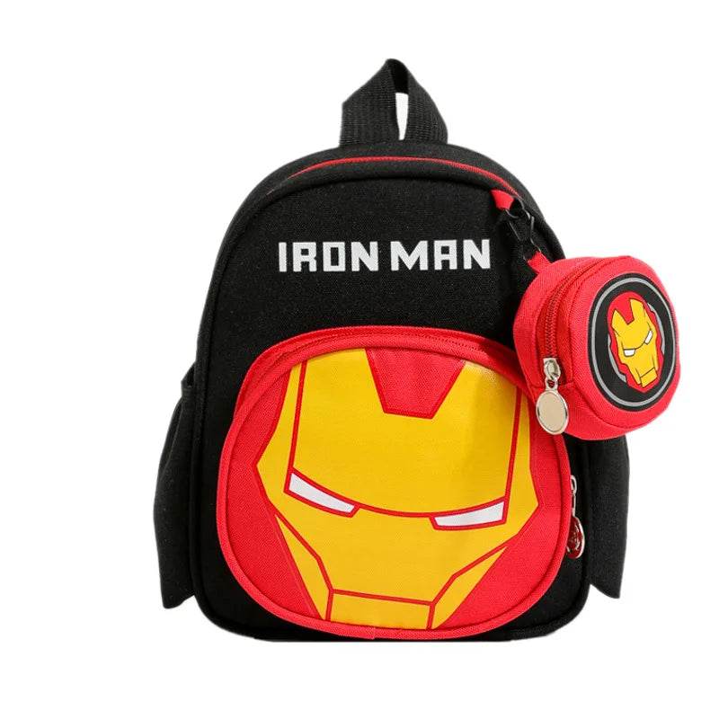 Premium Marvel Captain America Backpack With Spine Protective Design For Boys Aged 3 To 12 Breathable - ToylandEU