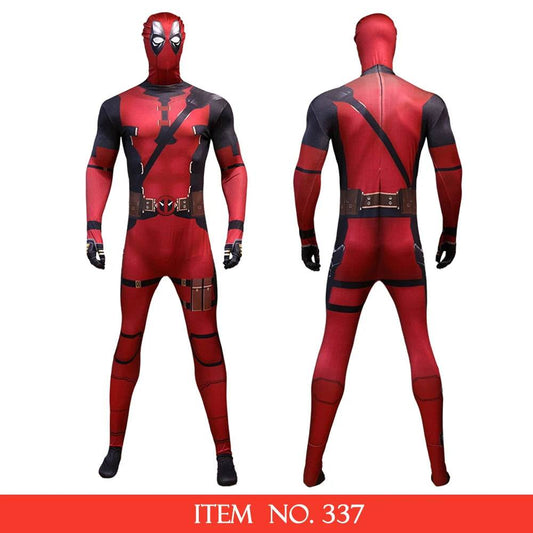 Premium Marvel Deadpool Costume Jumpsuit Backpack Cosplay - ToylandEU