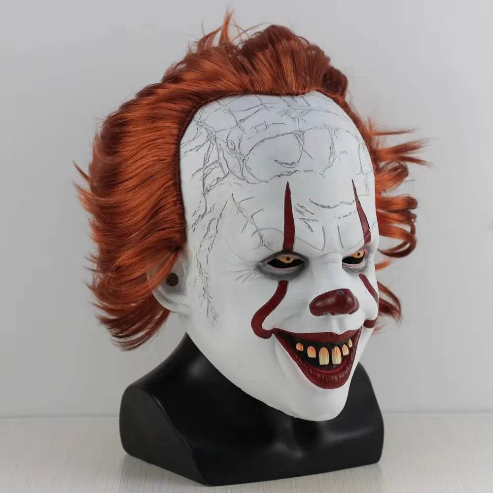Premium Mask Creepy Pennywise Clown For Halloween Cosplay - ToylandEU