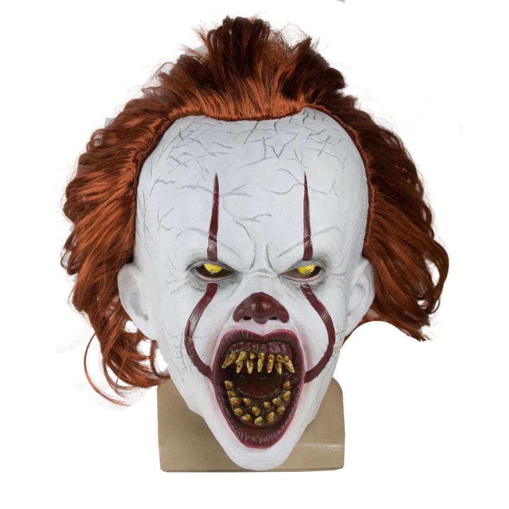 Premium Mask Creepy Pennywise Clown For Halloween Cosplay - ToylandEU